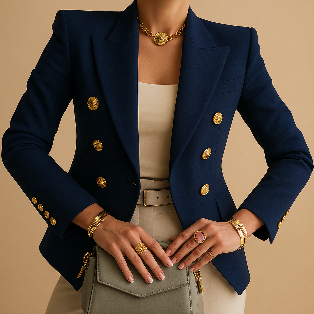 Montrel™ | Élégant blazer long pour femmes